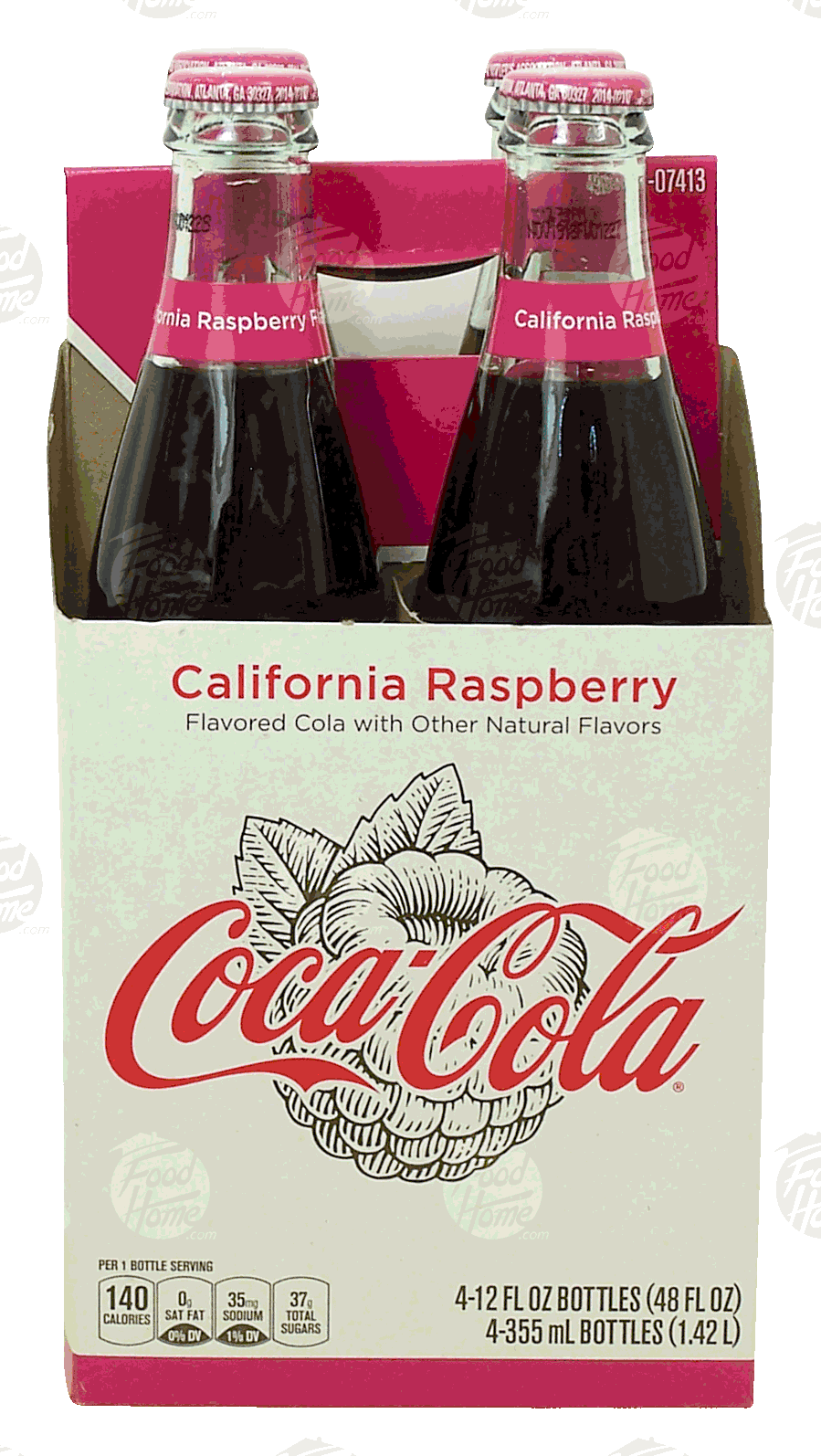 Coca-Cola California Raspberry flavored cola carbonated soda, 12-fl. oz. Full-Size Picture